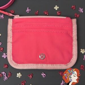 Lululemon pink zip pouch